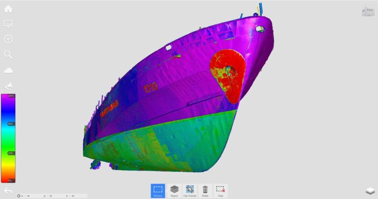Ship Component Laser Scanning for Hull Deformation Analysis